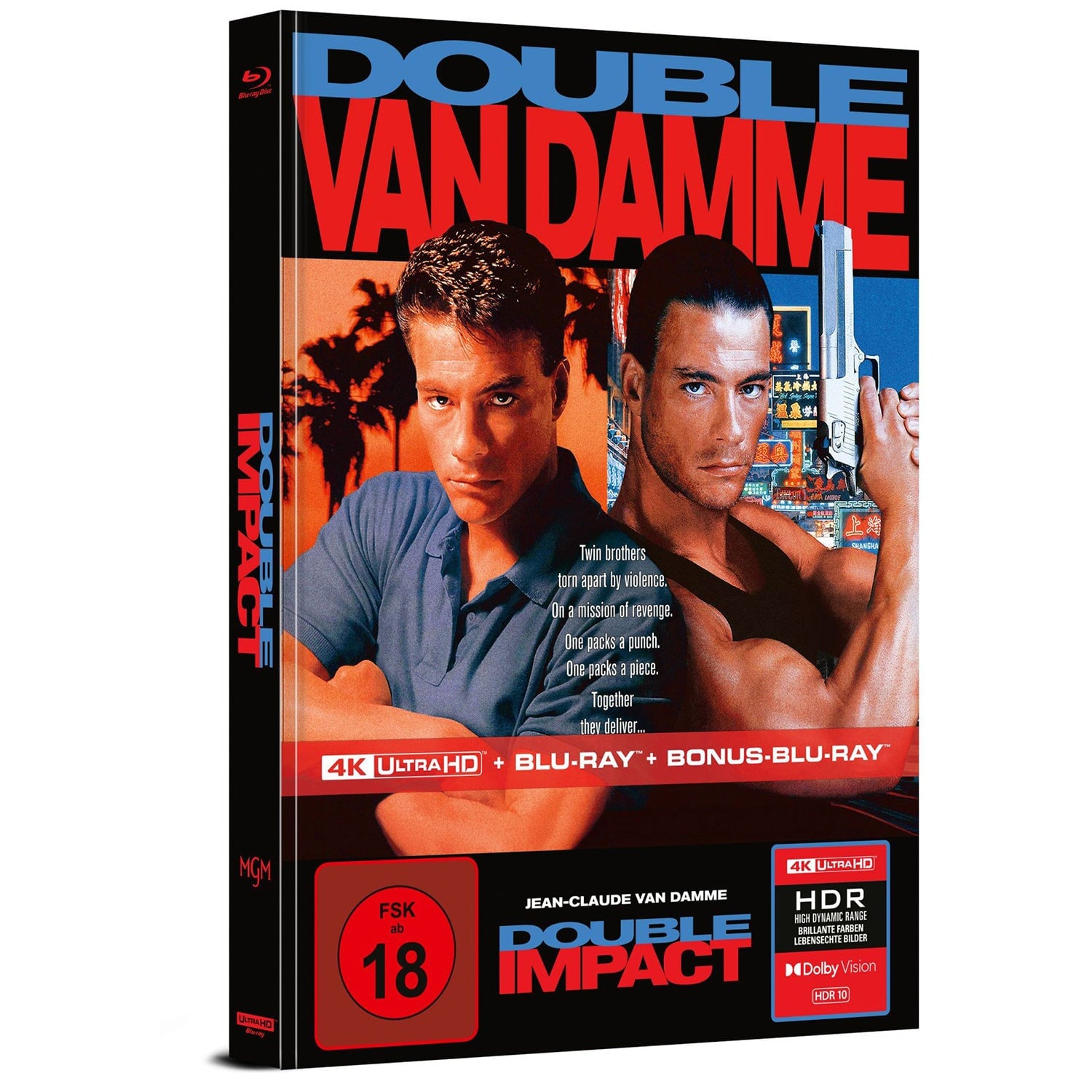 Двойной удар (1991) (англ. язык) (4K UHD + Blu-ray + Bonus Blu-ray) Mediabook [Cover B]