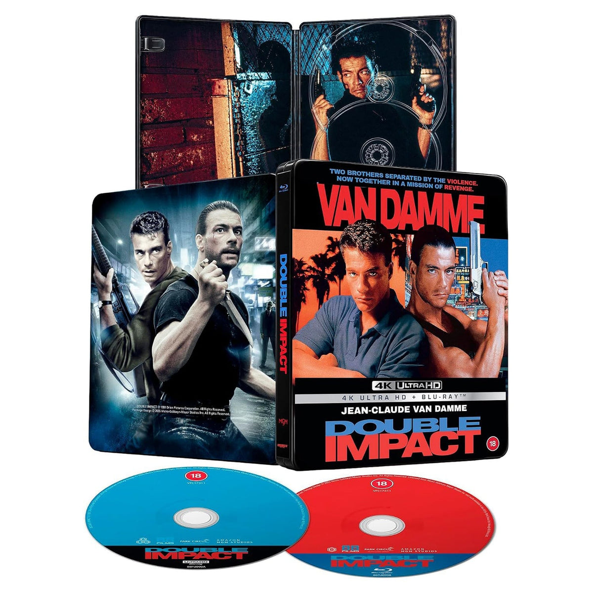 Двойной удар (1991) (англ. язык) (4K UHD + Blu-ray) Steelbook
