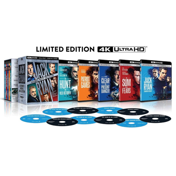 Джек Райан: Коллекция 5 фильмов (4K UHD + Blu-ray) (Jack Ryan