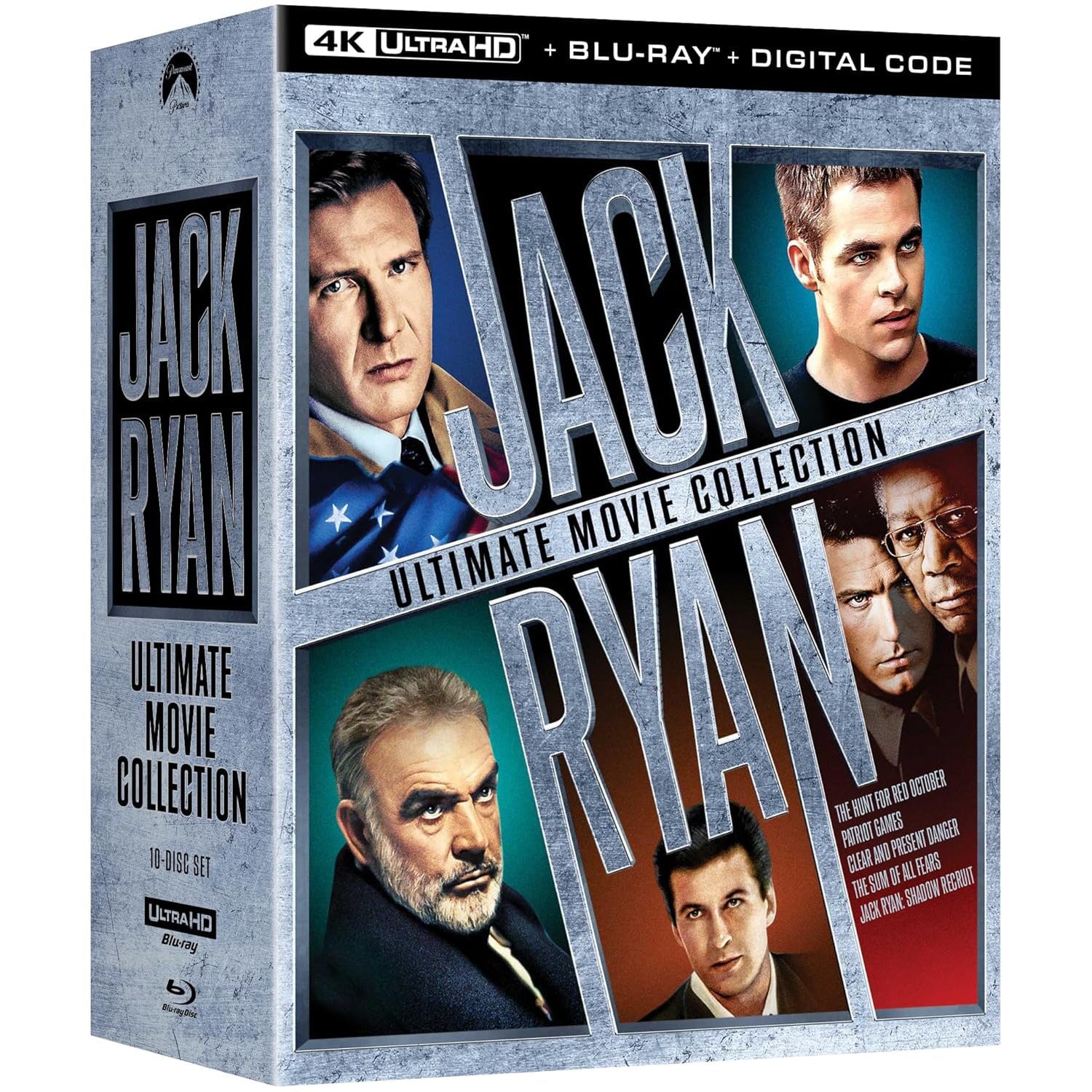 Джек Райан: Коллекция 5 фильмов (4K UHD + Blu-ray) (Jack Ryan