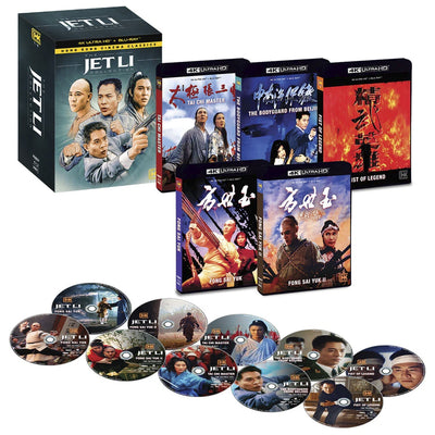 Джет Ли: Коллекция 5 фильмов (1993-1994) (англ. язык) (4K UHD + Blu-ray) [Hong Kong Cinema Classics #1-5]