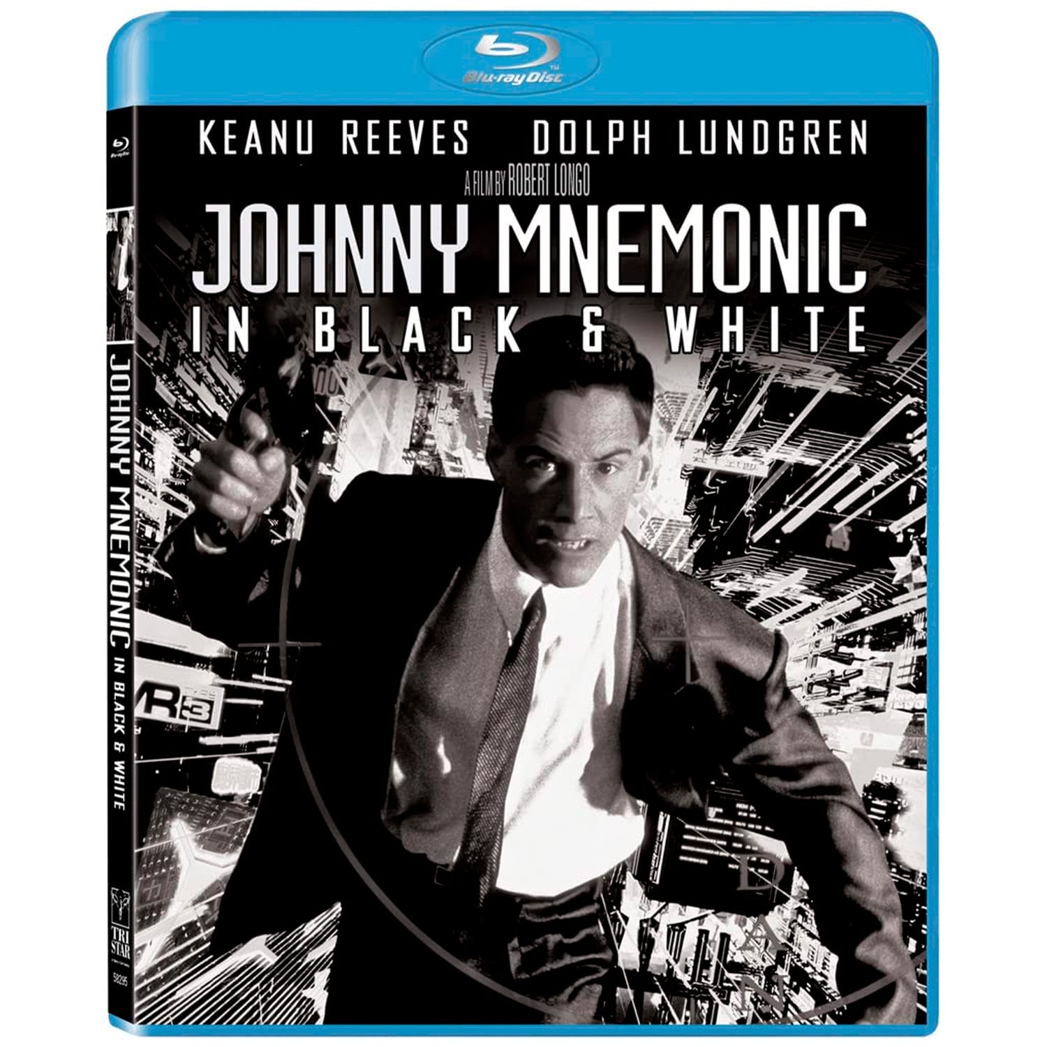 Джонни Мнемоник [In Black and White] (1995) (англ. язык) (Blu-ray)