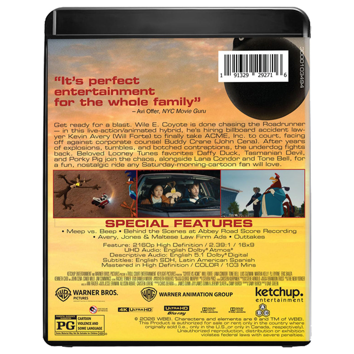 Coyote vs. Acme (2026) (4K UHD Blu-ray)