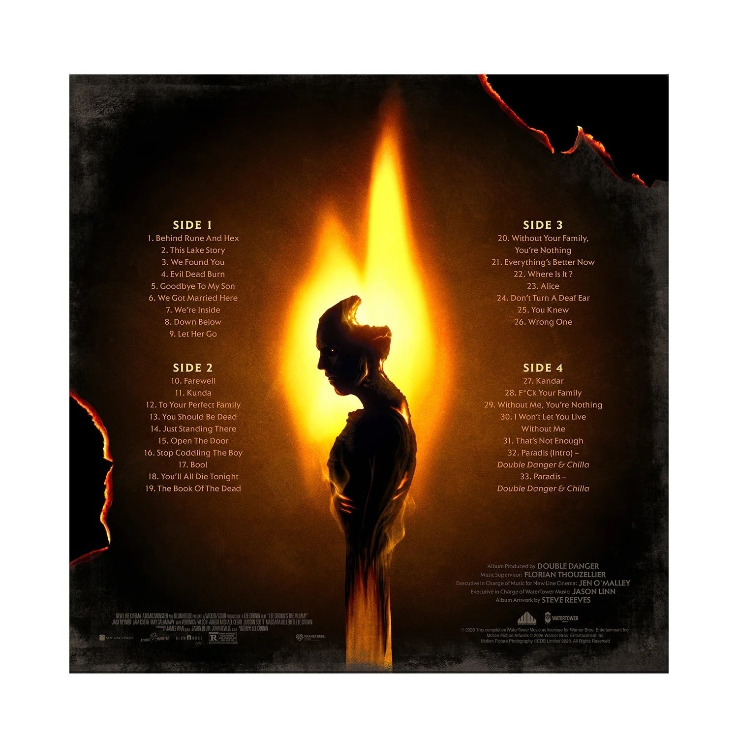 Evil Dead Burn (Original Motion Picture Soundtrack) (Demonic Inferno Colored Vinyl 2LP)