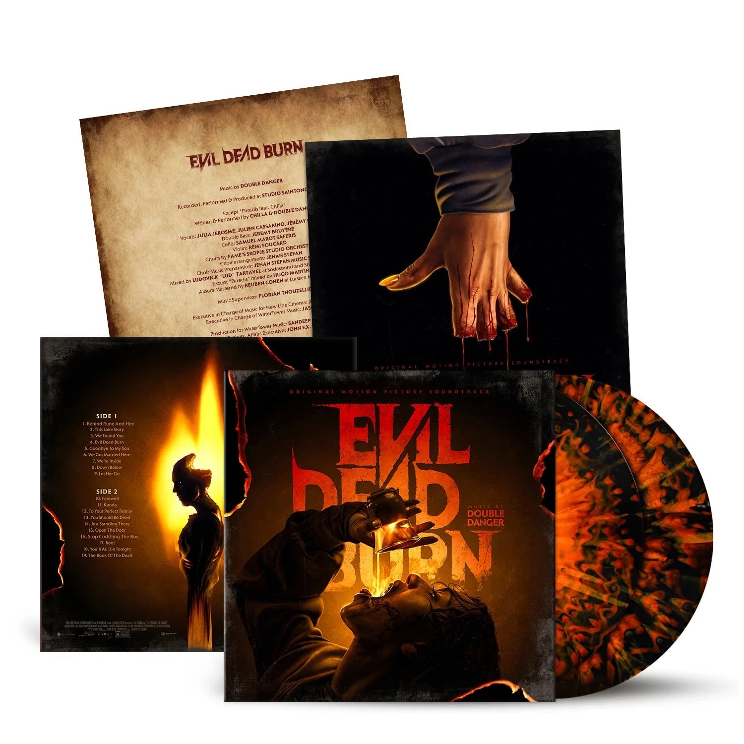 Evil Dead Burn (Original Motion Picture Soundtrack) (Demonic Inferno Colored Vinyl 2LP)