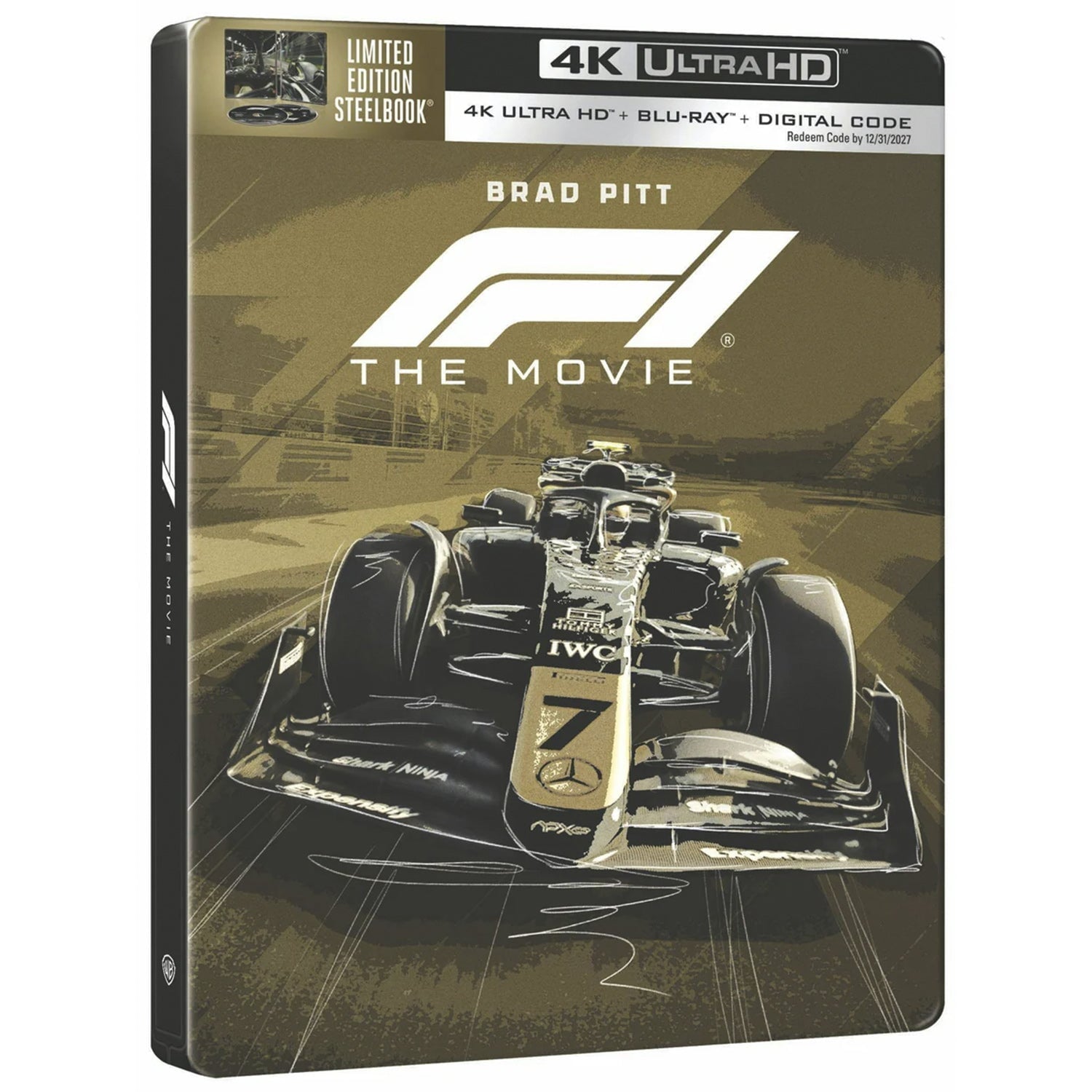 F1 (2025) (англ. язык) (4K UHD + Blu-ray) Steelbook 'Vintage'