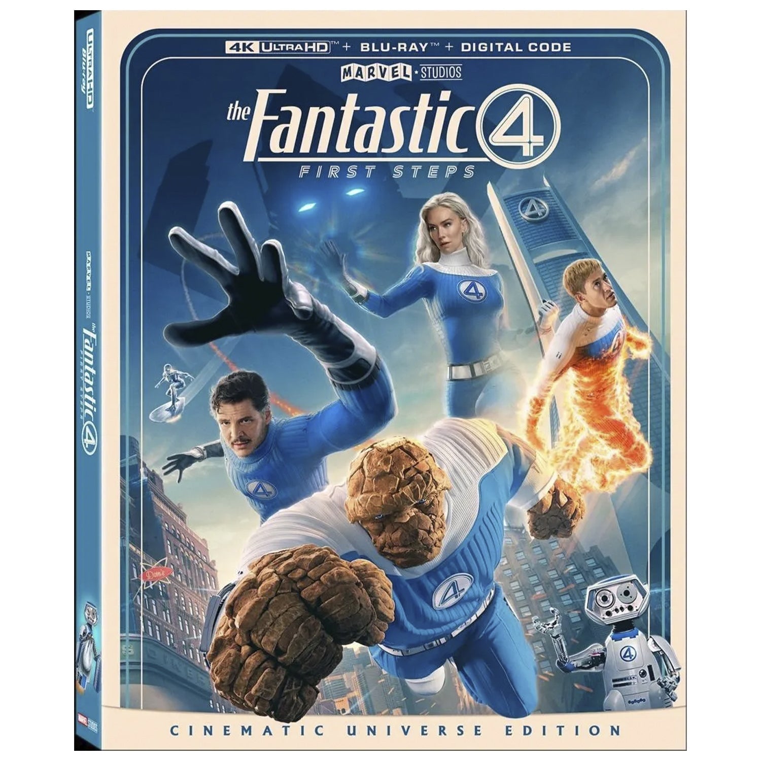 Фантастическая четвёрка: Первые шаги (2025) (англ. язык) (4K UHD + Blu-ray)