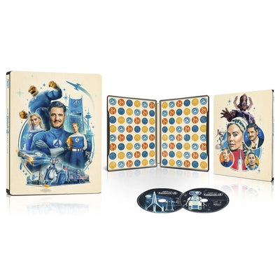 Фантастическая четвёрка: Первые шаги (2025) (англ. язык) (4K UHD + Blu-ray) Steelbook
