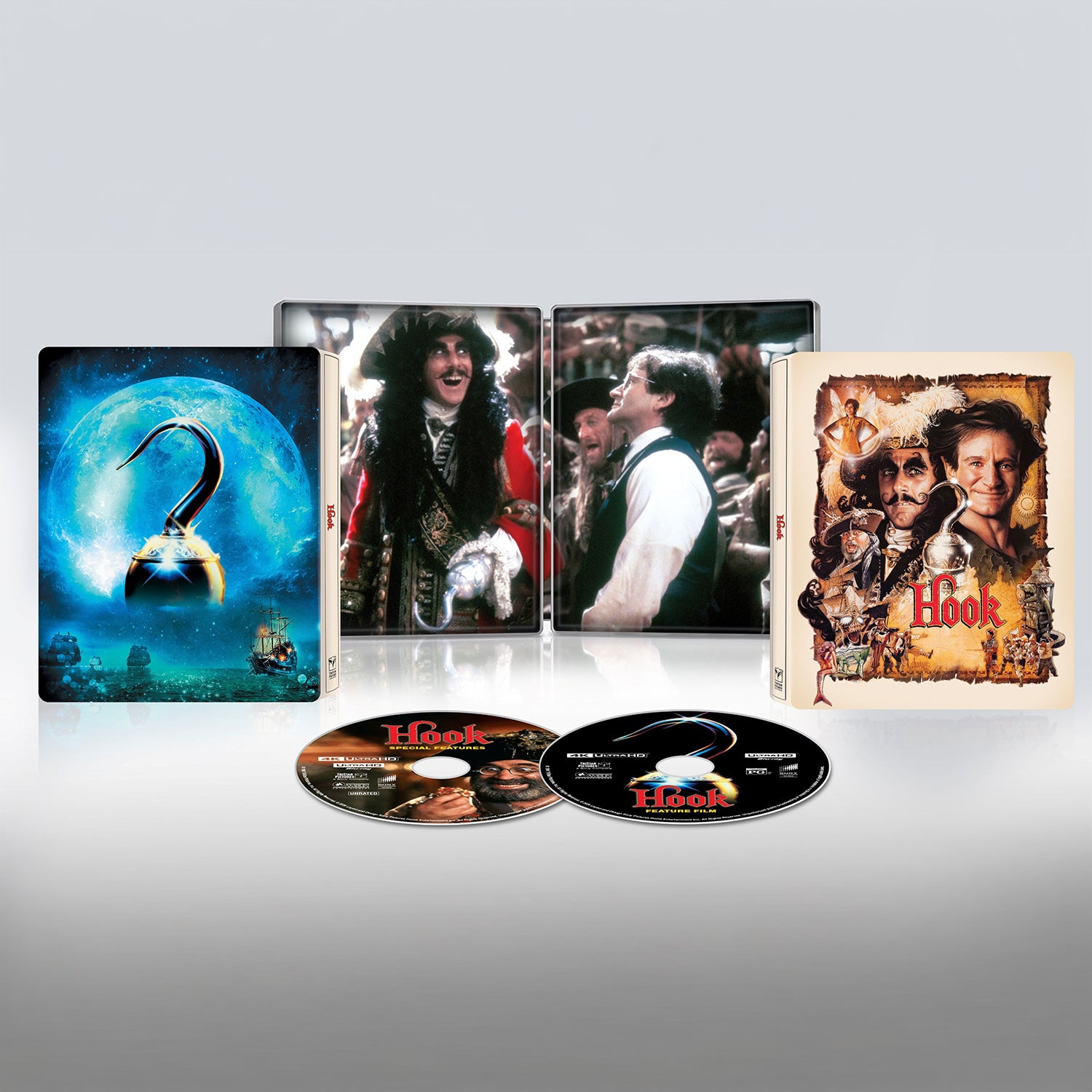 Капитан Крюк (1991) (англ. язык) (4K UHD + Blu-ray) Steelbook [35th Anniversary]