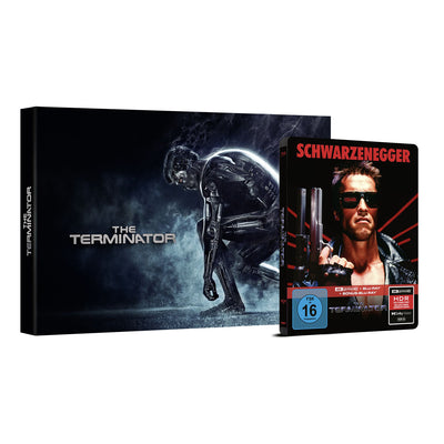Терминатор (1984) (англ. язык) (4K UHD + Blu-ray + Bonus Blu-ray) ICONART Box w/Steelbook [Cover A]