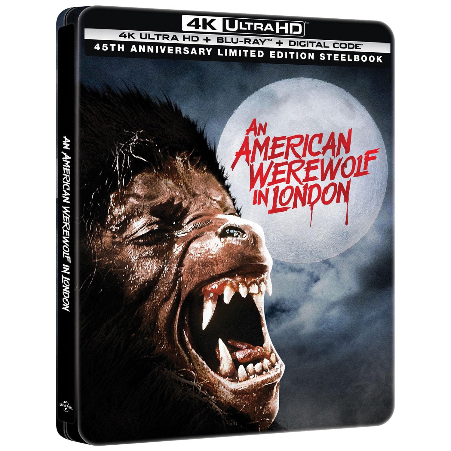 Американский оборотень в Лондоне (1981) (англ. язык) (4K UHD + Blu-ray) Steelbook [45th Anniversary]