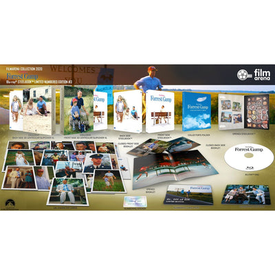 Форрест Гамп (4K UHD + 3 Blu-ray + 2 DVD) MANIACS BOX EDITION #4 Steelbook / FAC #138 - Limited Collector's Edition - numbered