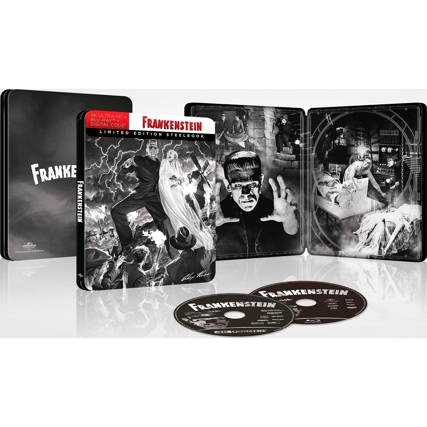 Frankenstein (1931) (4K UHD + Blu-ray) Steelbook (2024 Edition) –  Bluraymania