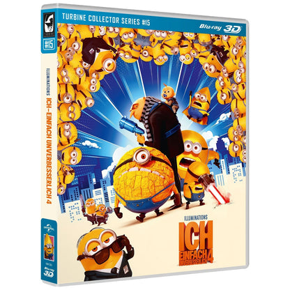 Гадкий Я 4 (2024) (англ. язык) (3D Blu-ray) Turbine Collector Series #15 (Blu-ray 3D)
