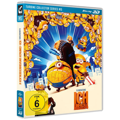 Гадкий Я 4 (2024) (англ. язык) (3D Blu-ray) Turbine Collector Series #15 (Blu-ray 3D)