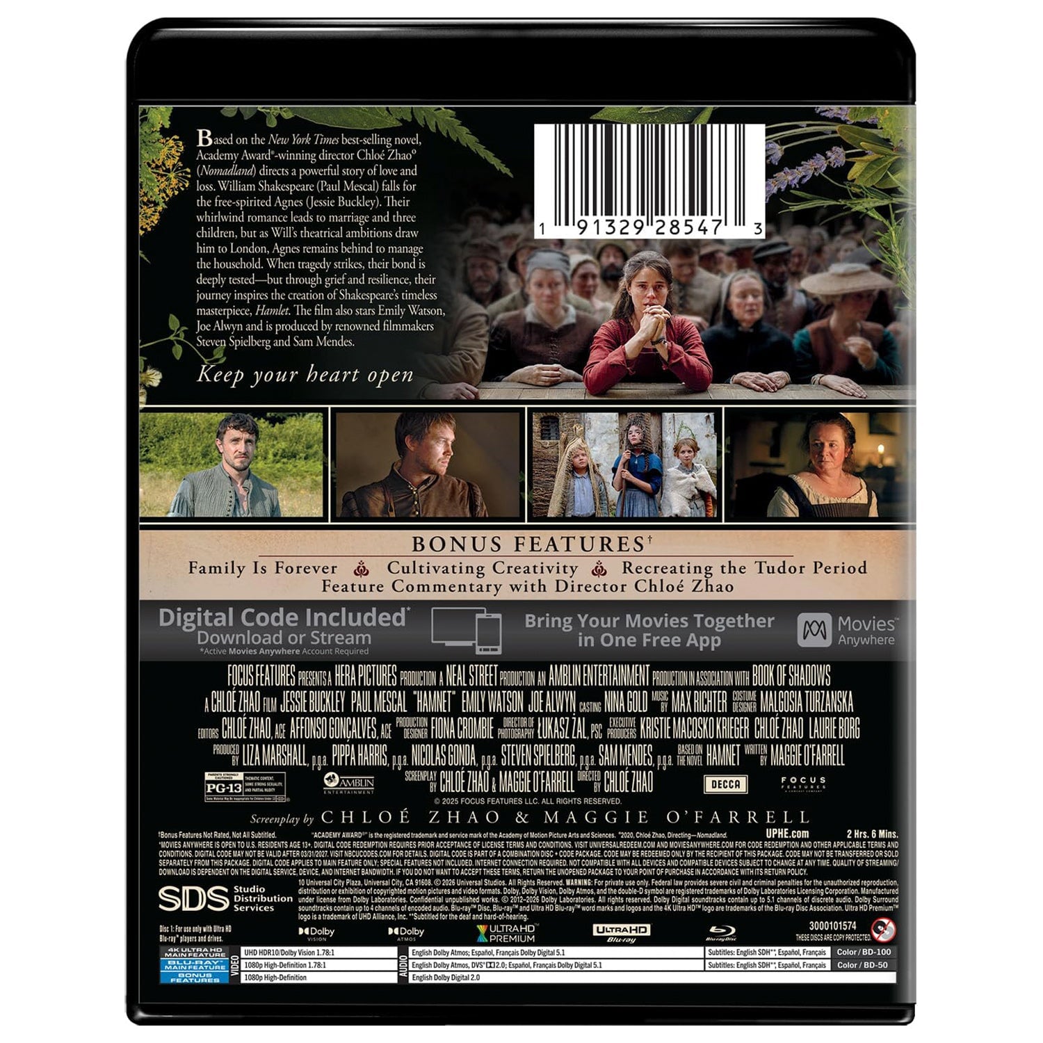 Гамнет (2025) (англ. язык) (4K UHD + Blu-ray)