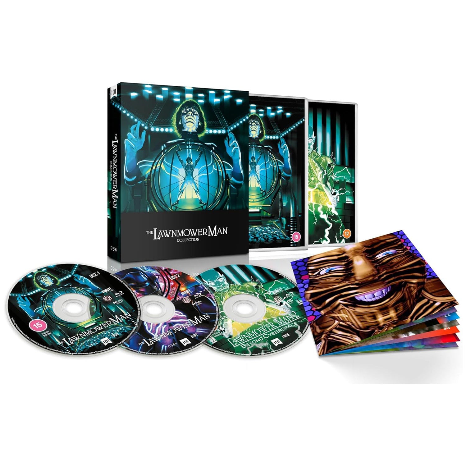 Газонокосильщик 1-2 (1992-1996) (англ. язык) (3 Blu-ray) Black Label #036 [Limited Edition]