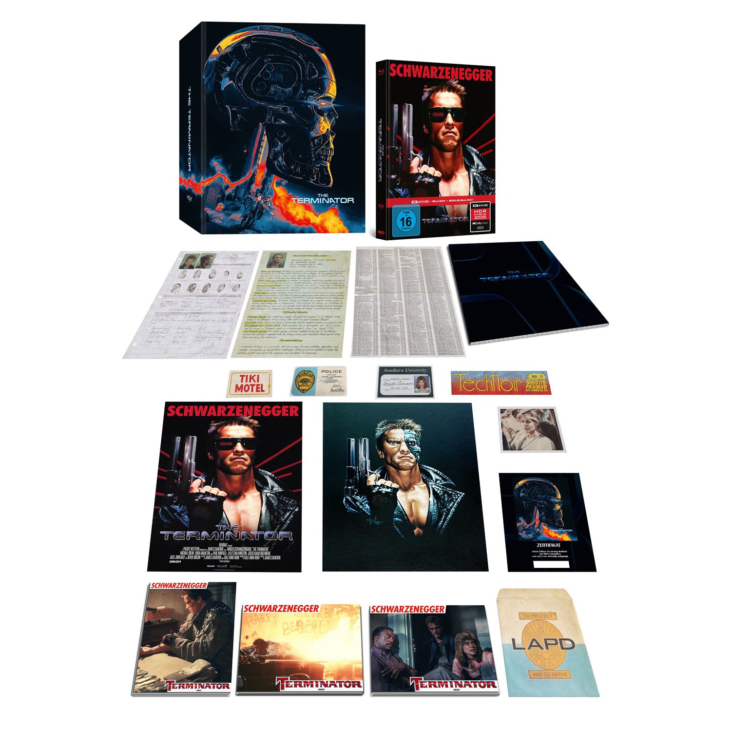 Терминатор (1984) (англ. язык) (4K UHD + Blu-ray + Bonus Blu-ray) Ultimate Edition w/Mediabook [Cover A]