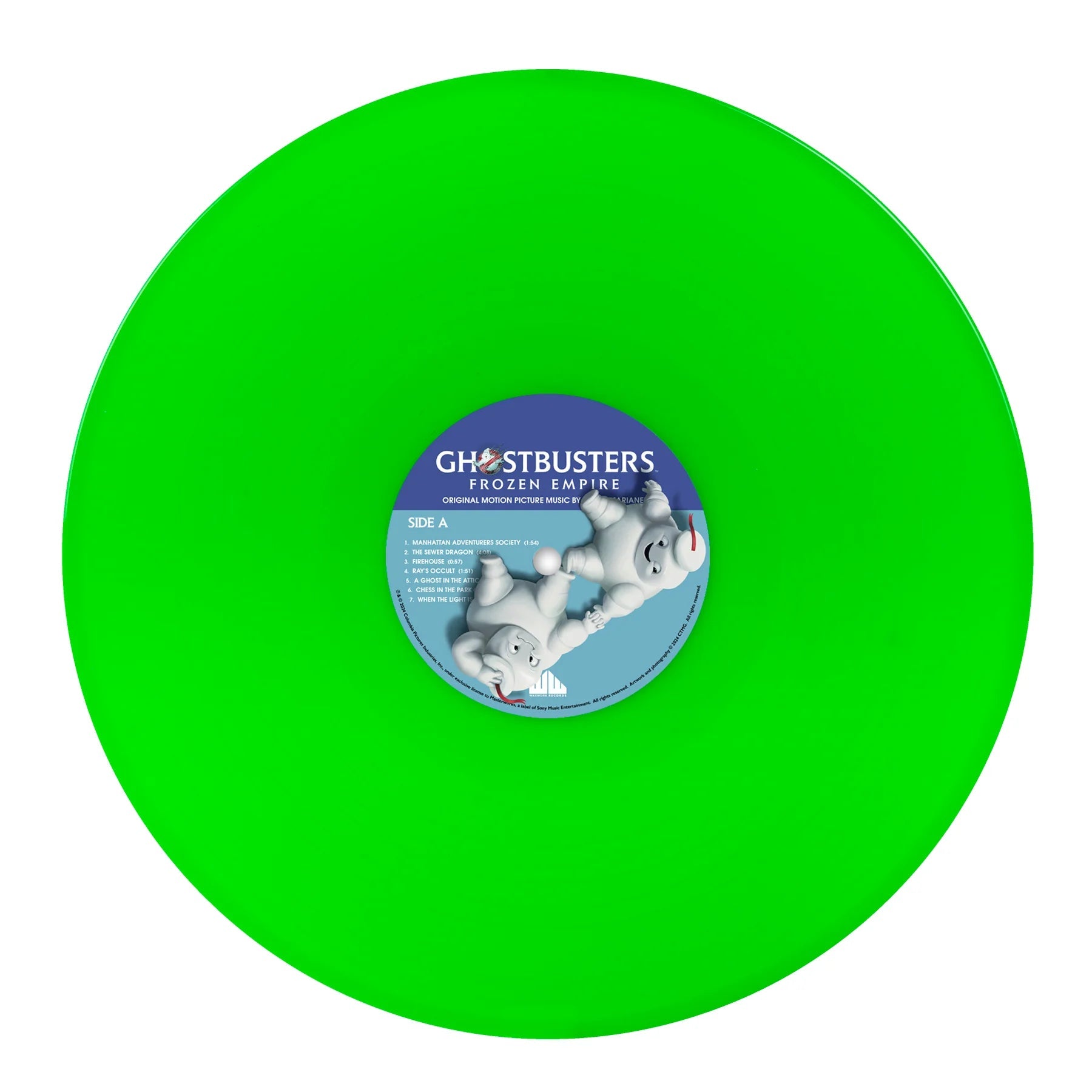 Ghostbusters: Frozen Empire (Original Motion Picture Soundtrack) (Slimer Green Vinyl 2LP)