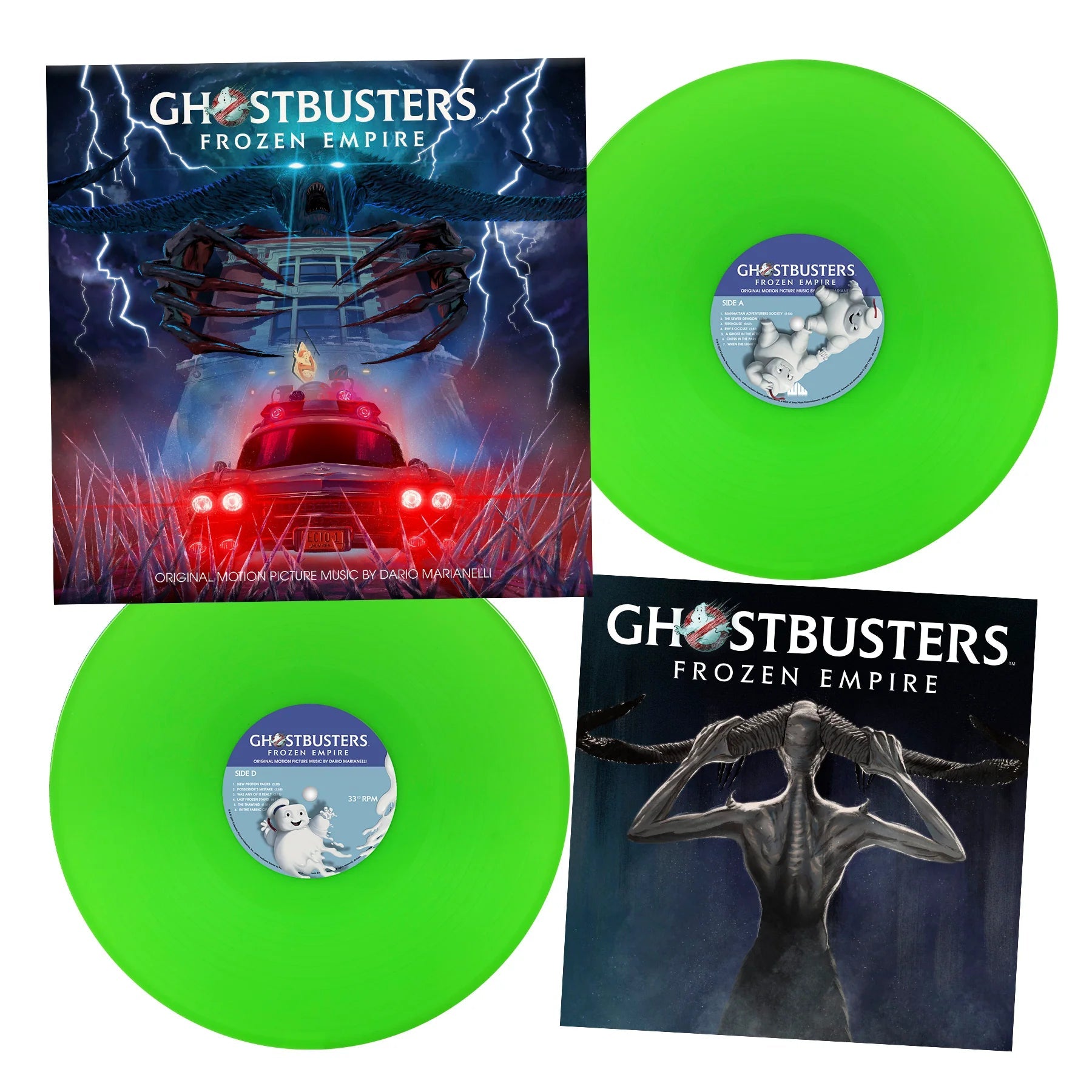 Ghostbusters: Frozen Empire (Original Motion Picture Soundtrack) (Slimer Green Vinyl 2LP)