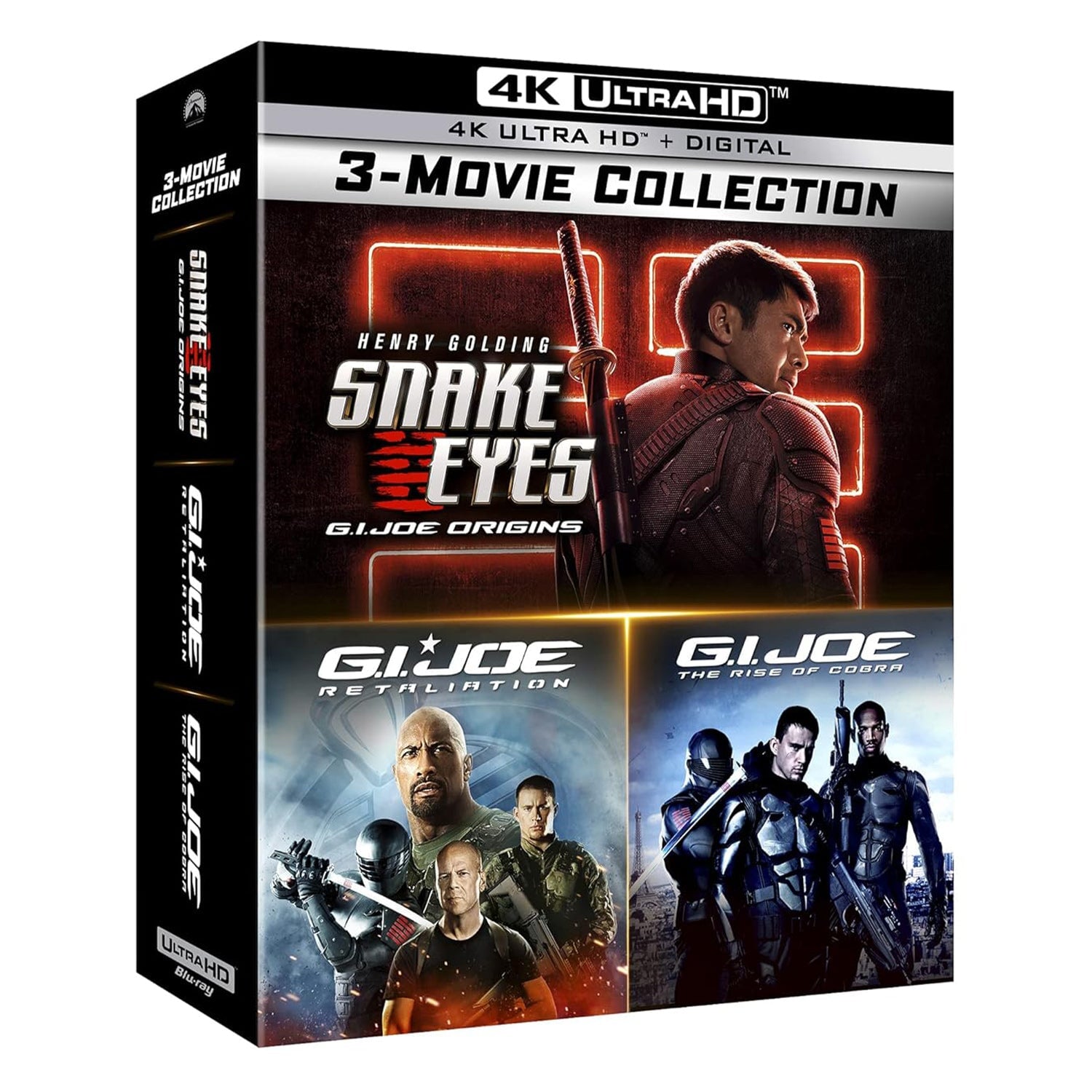 G.I. Joe: Бросок кобры: Коллекция 3 фильмов (2009-2021) (4K UHD Blu-ray)