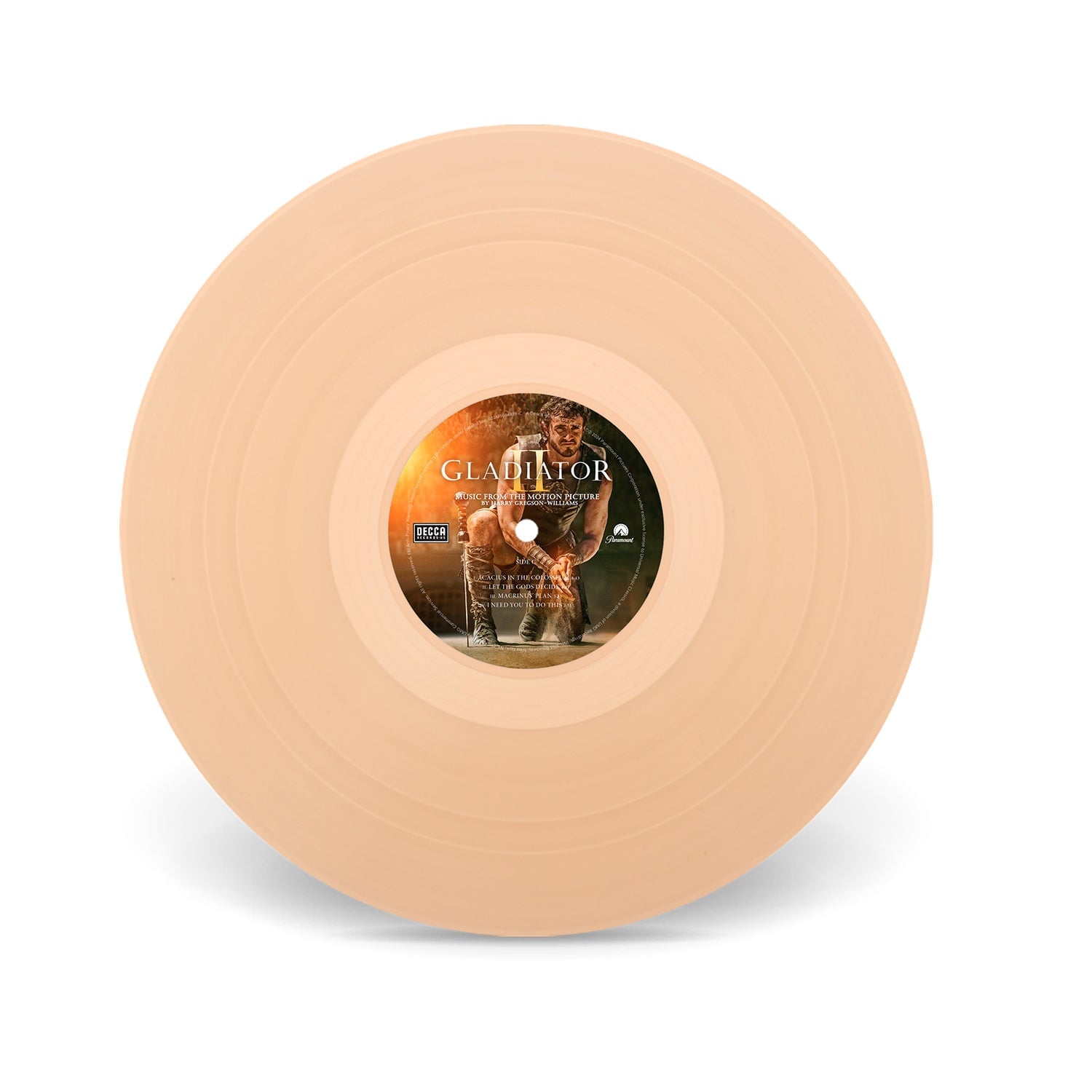 Gladiator II (Original Motion Picture Soundtrack) Music by Harry Gregson-Williams (Translucent Sand Vinyl 2LP)