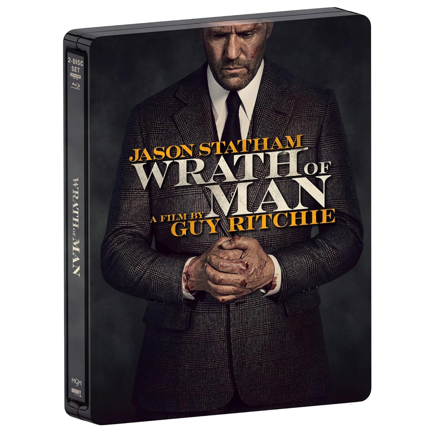 Гнев человеческий (2021) (англ. язык) (4K UHD + Blu-ray) Steelbook