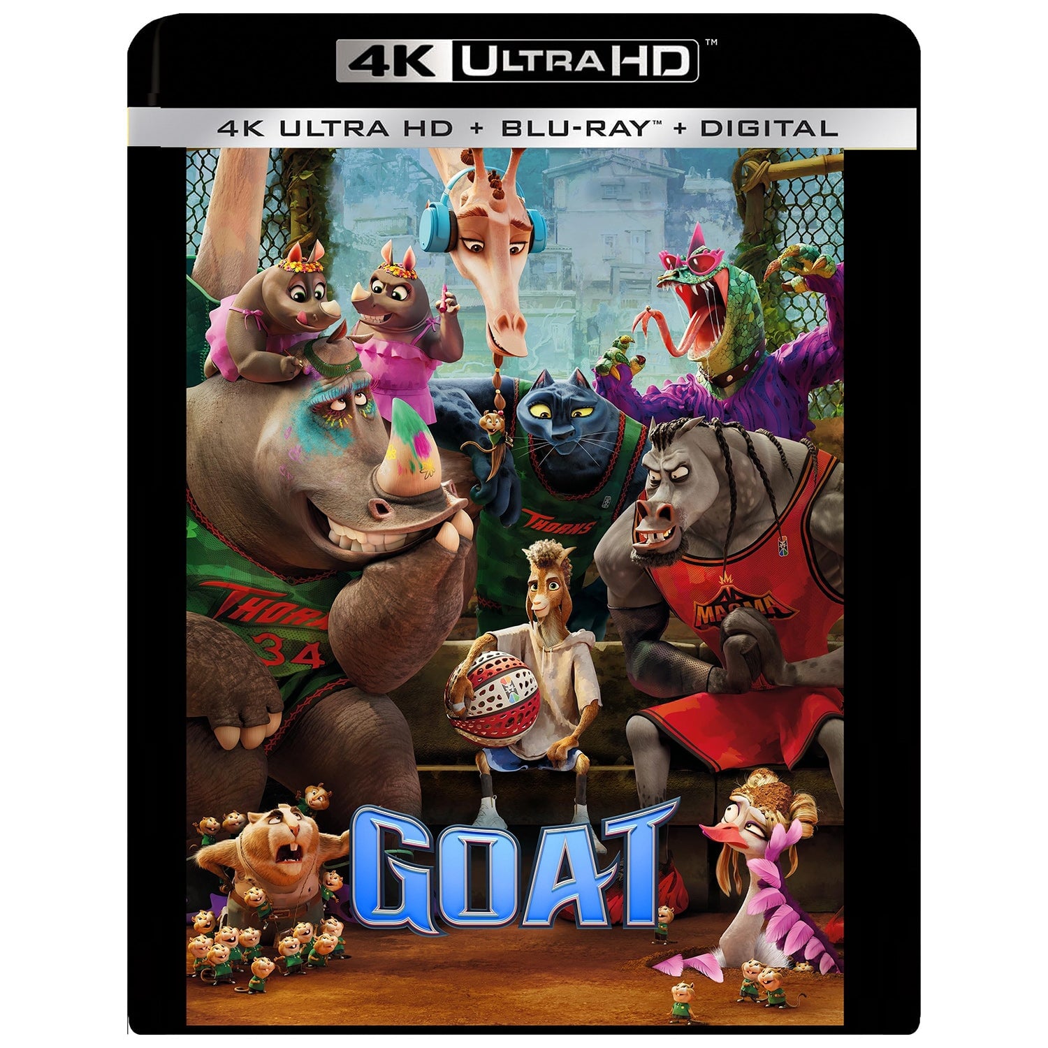 GOAT: Мечтай по-крупному (2026) (англ. язык) (4K UHD + Blu-ray)