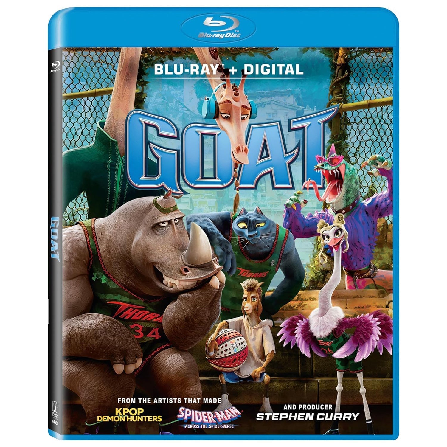 GOAT: Мечтай по-крупному (2026) (англ. язык) (Blu-ray)