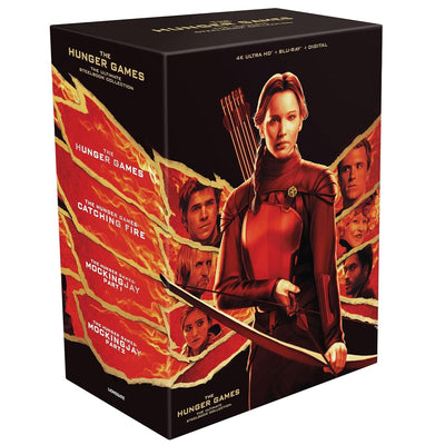 Голодные игры: Коллекция 4 фильмов (англ. язык) (4K UHD + Blu-ray) Steelbook Collection