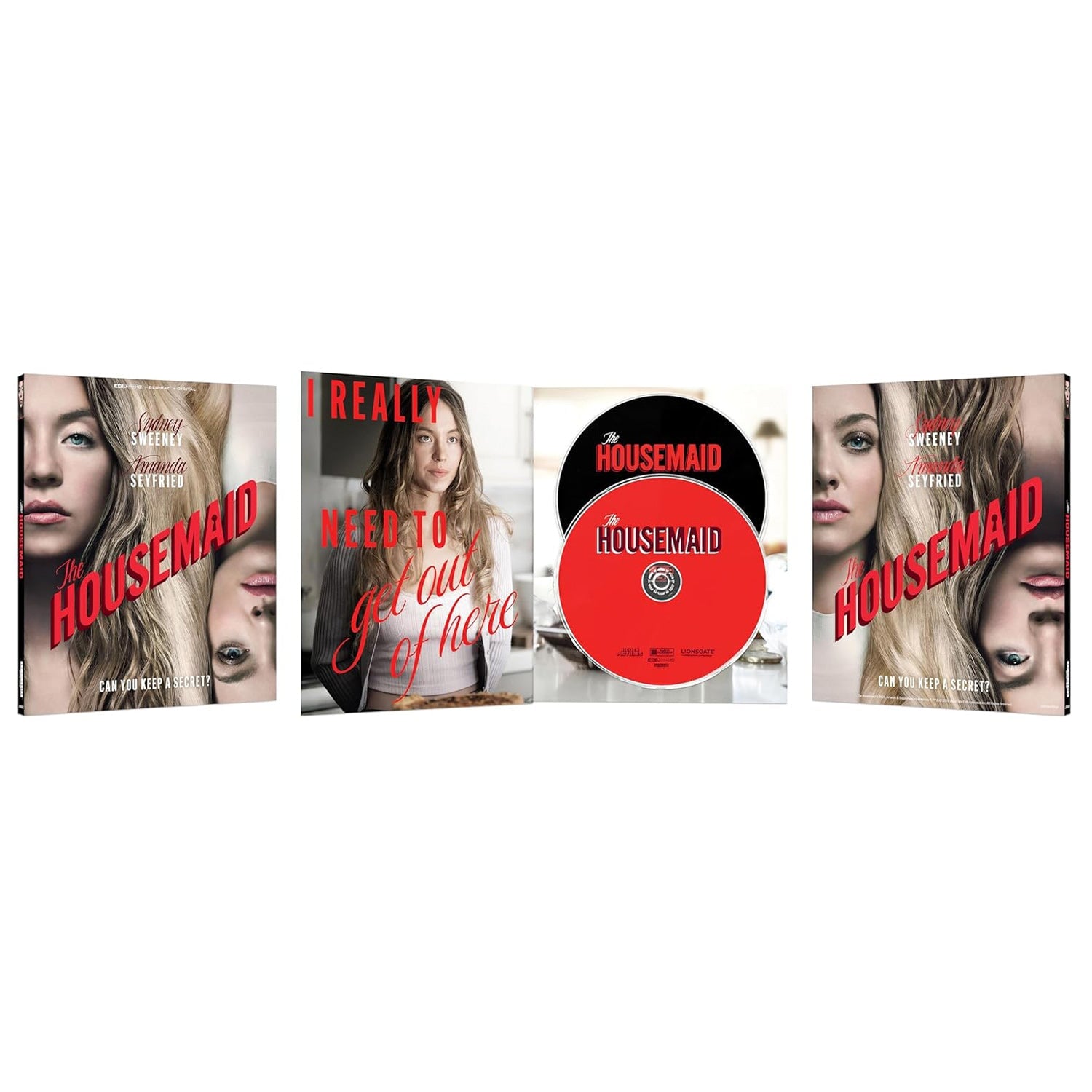 Горничная (2025) (англ. язык) (4K UHD + Blu-ray) Exclusive DigiPack