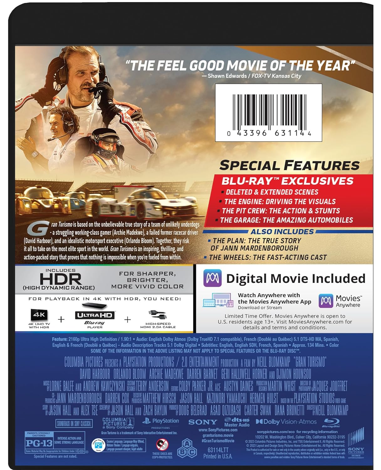 Gran Turismo (2023) (4K UHD + Blu-ray) – Bluraymania