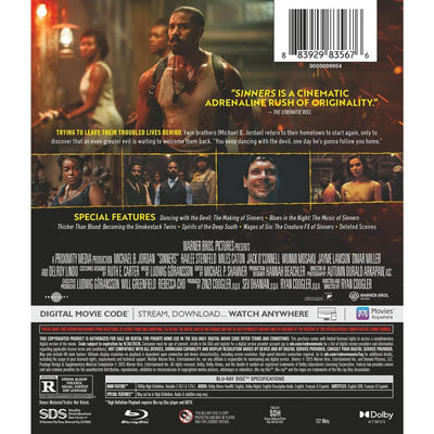 Грешники (2025) (англ. язык) (Blu-ray)