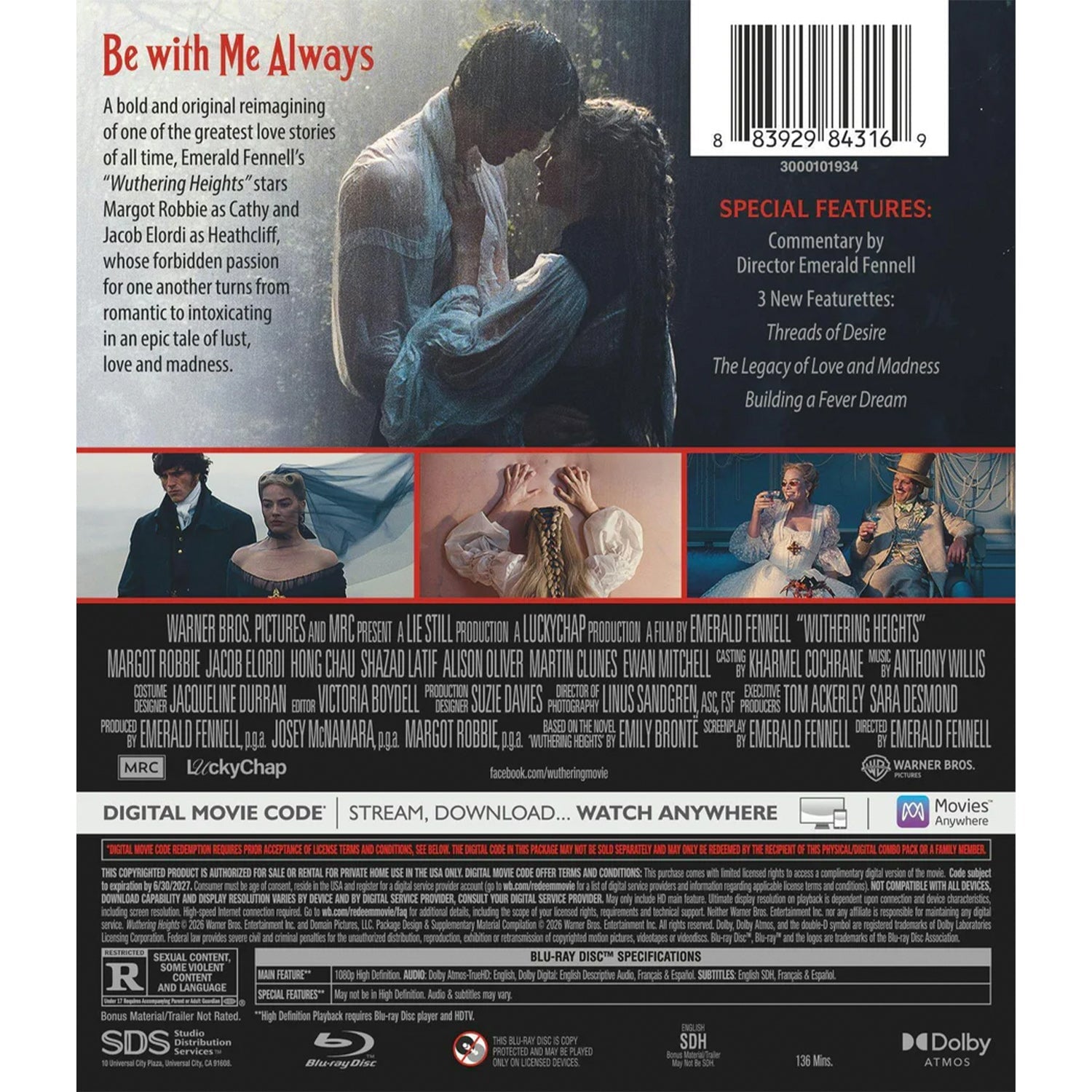 Грозовой перевал (2026) (англ. язык) (Blu-ray)