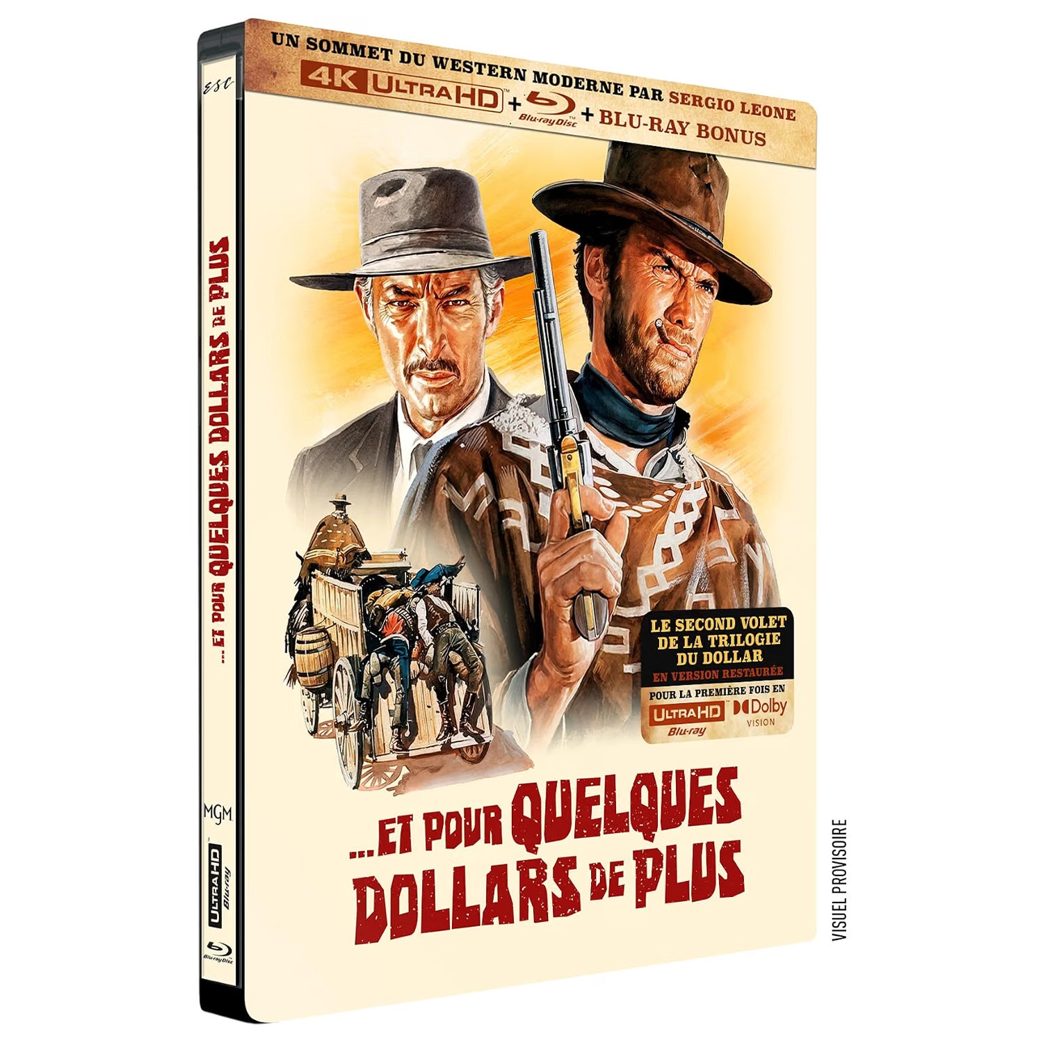 For a Few Dollars More (1965) (4K UHD + Blu-ray + Bonus Blu-ray) Steelbook
