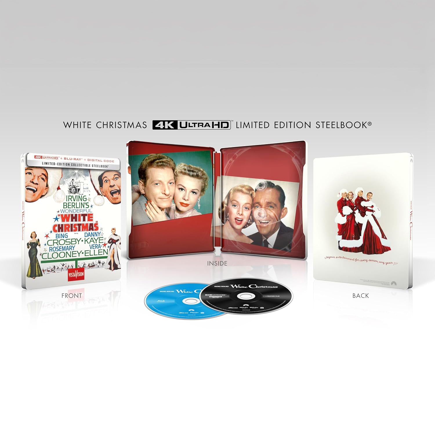 Светлое Рождество (1954) (англ. язык) (4K UHD + Blu-ray) Steelbook