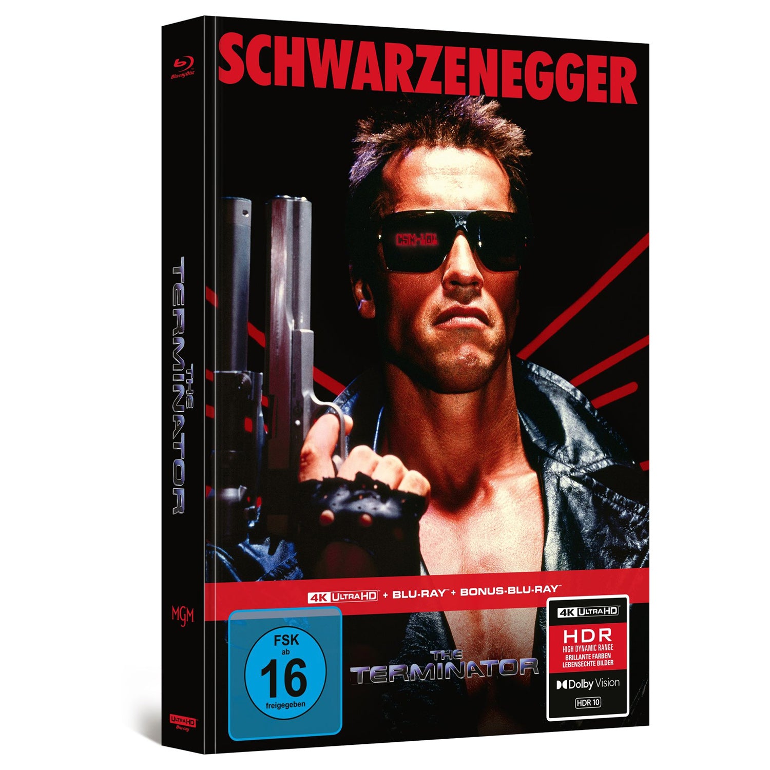 The Terminator (1984) (4K UHD + Blu-ray + Bonus Blu-ray) Mediabook [Cover A]