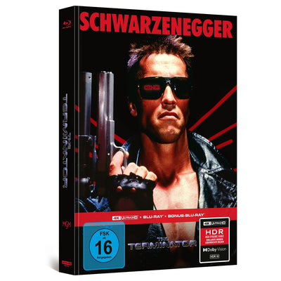 The Terminator (1984) (4K UHD + Blu-ray + Bonus Blu-ray) Mediabook [Cover A]