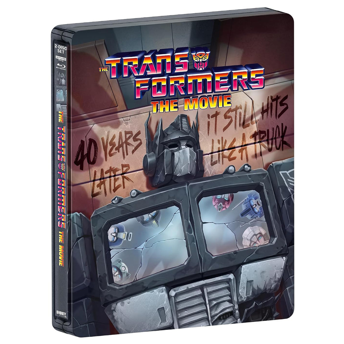 Трансформери (1986) (англ. мова) (4K UHD + Blu-ray) Steelbook