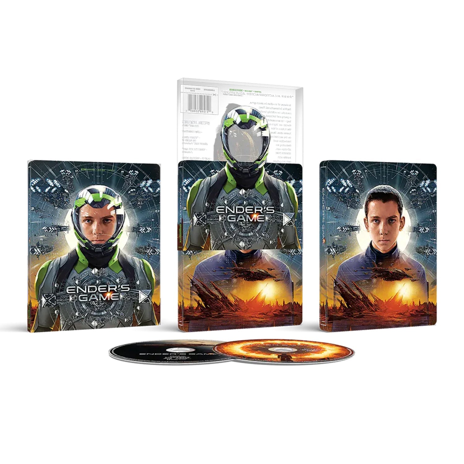 Игра Эндера (2013) (англ. язык) (4K UHD + Blu-ray) Steelbook