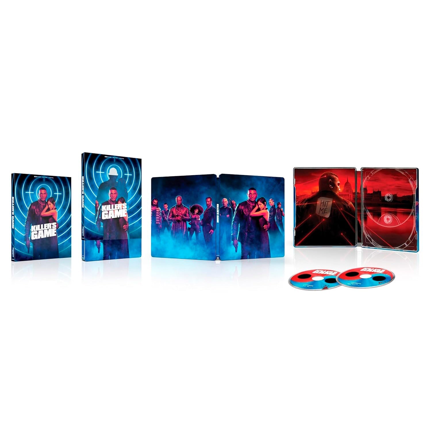 Игра киллера (2024) (англ. язык) (4K UHD + Blu-ray) Steelbook