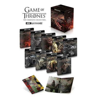 Игра престолов. Полная коллекция [Сезоны 1-8] (30 4K UHD + 3 Blu-ray)