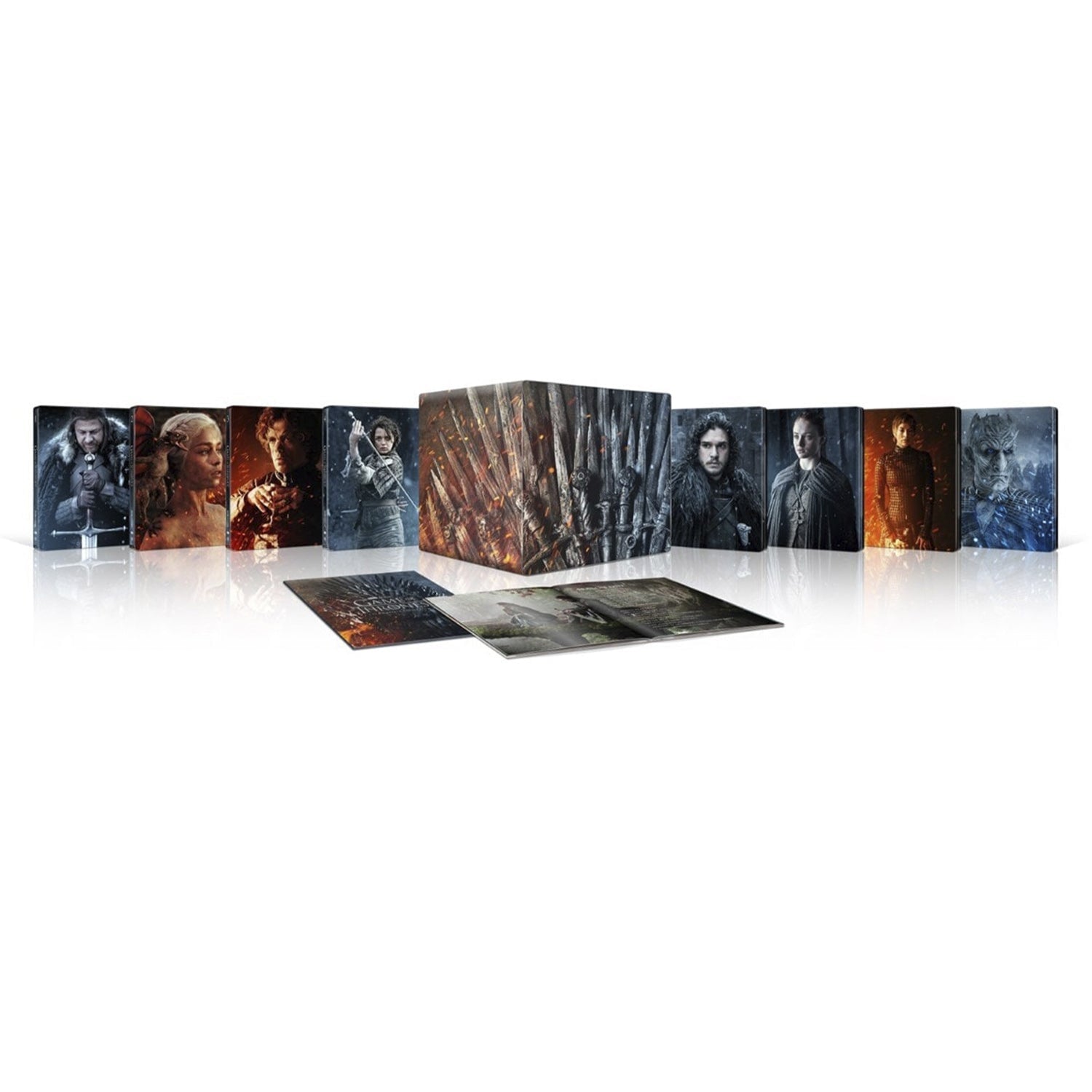 Игра престолов. Полная коллекция [Сезоны 1-8] (4K UHD Blu-ray) 15th Anniversary Steelbook Library Case Collection