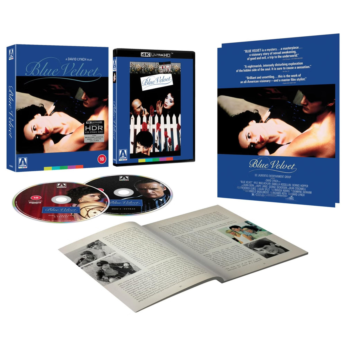 Синий бархат (1986) (англ. язык) (4K UHD + Blu-ray) Limited Edition
