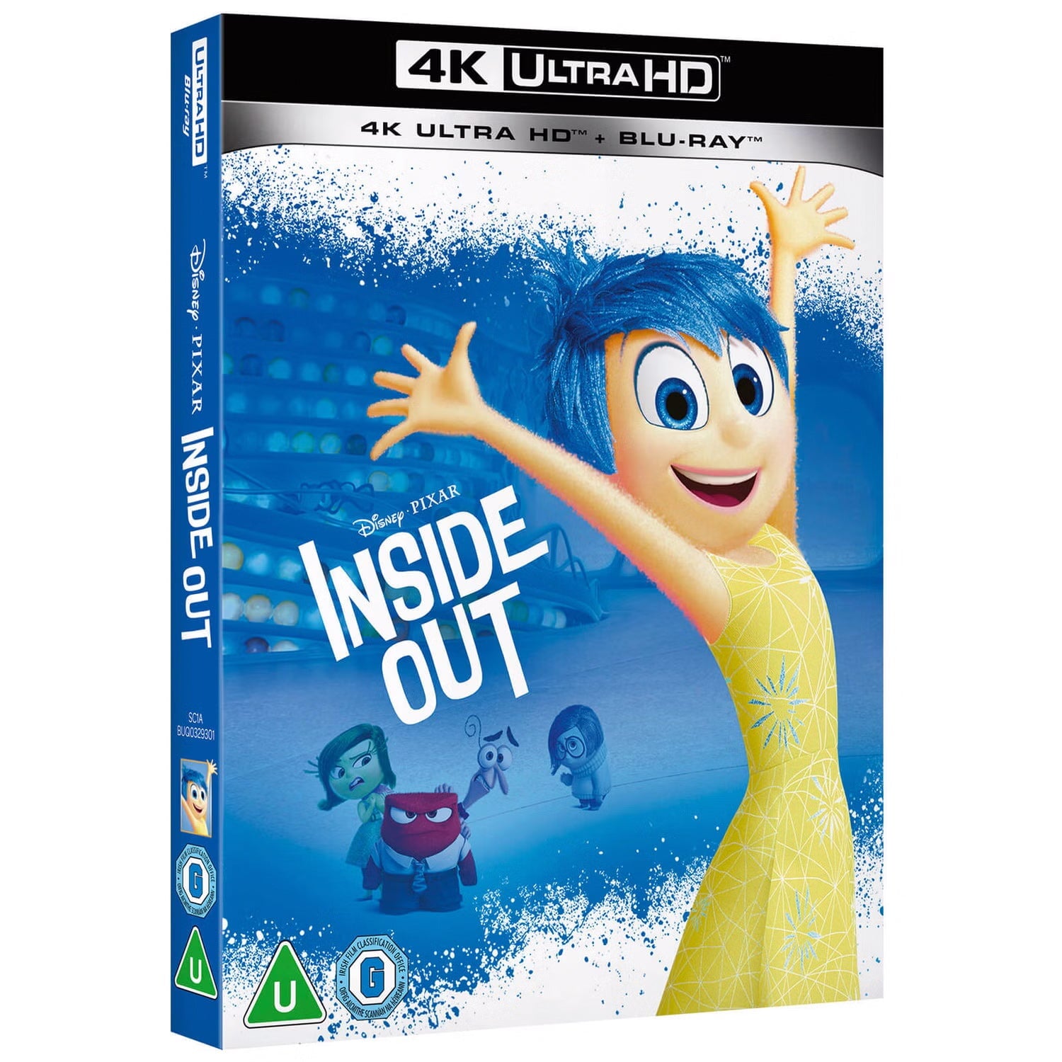 Inside Out Головоломка (2015) (англ. язык) (4K UHD + Blu-ray)