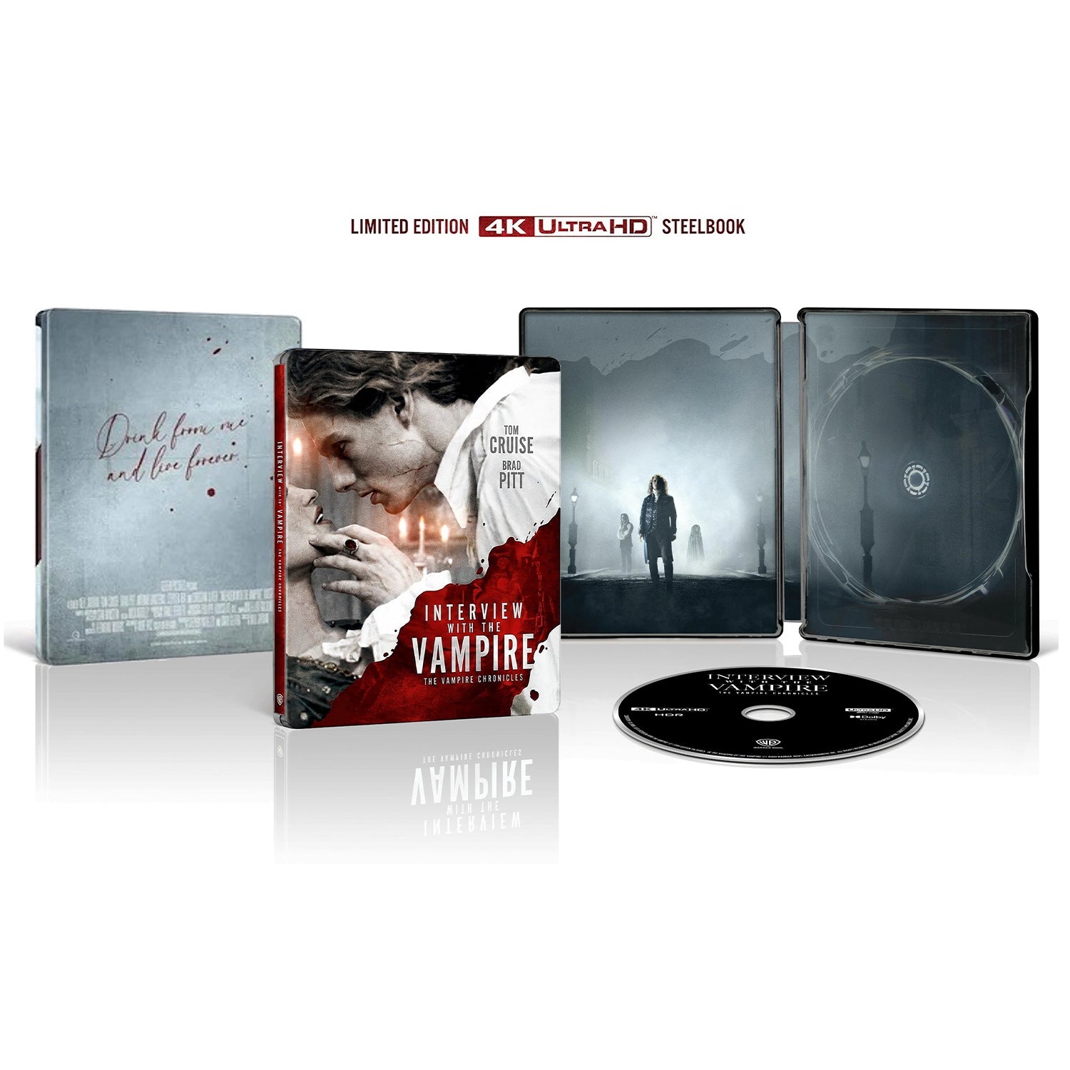 Интервью с вампиром (1994) (англ. язык) (4K UHD) Steelbook