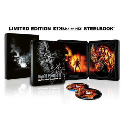 Iron Maiden: Burning Ambition (2026) (англ. язык) (4K UHD + Blu-ray) Premium Steelbook Giftset Collector's Edition