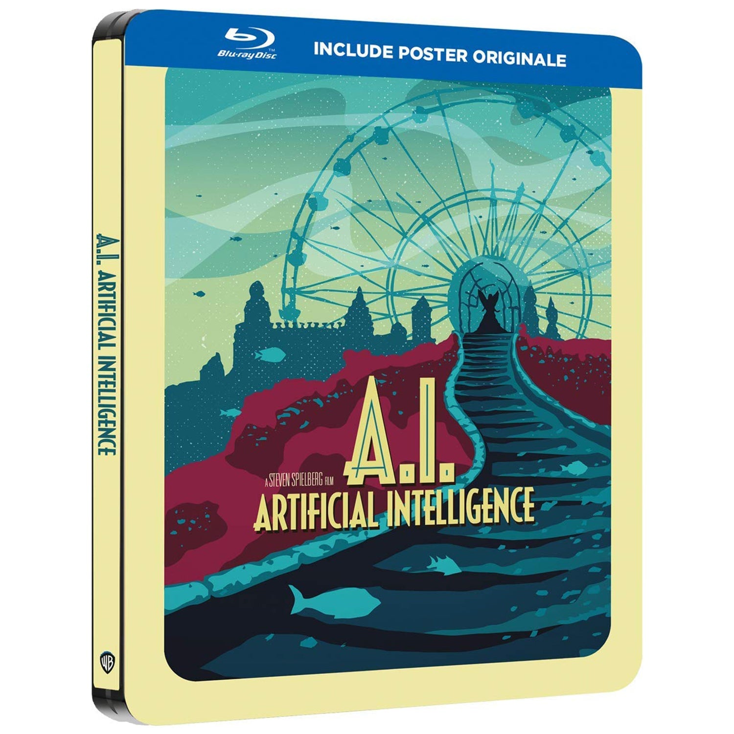 Искусственный разум (2001) (англ. язык) (Blu-ray) Steelbook [Sci-Fi Destination Series]