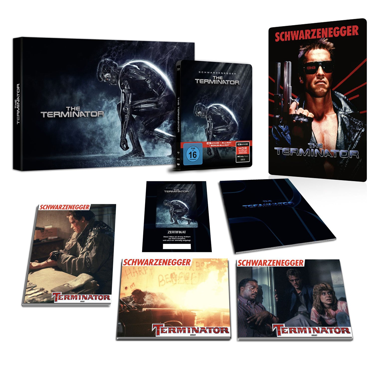 The Terminator (1984) (4K UHD + Blu-ray + Bonus Blu-ray) ICONART Box w/Steelbook [Cover B]
