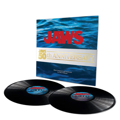 Jaws - 50th Anniversary Edition (Original Motion Picture Score) (Black Vinyl 2LP)